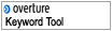 Overture Keyword Selector Tool